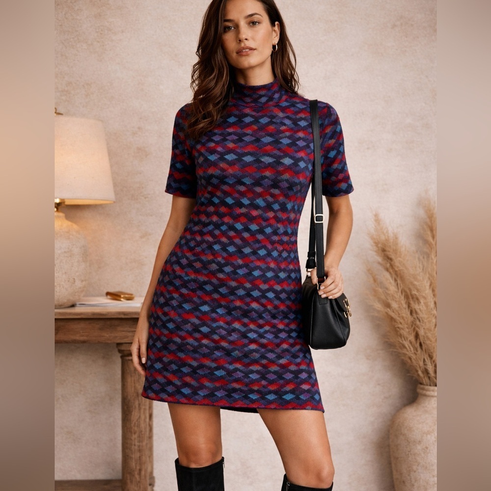 Anthropologie Chevron Knit Dress – LP Petite – NWT